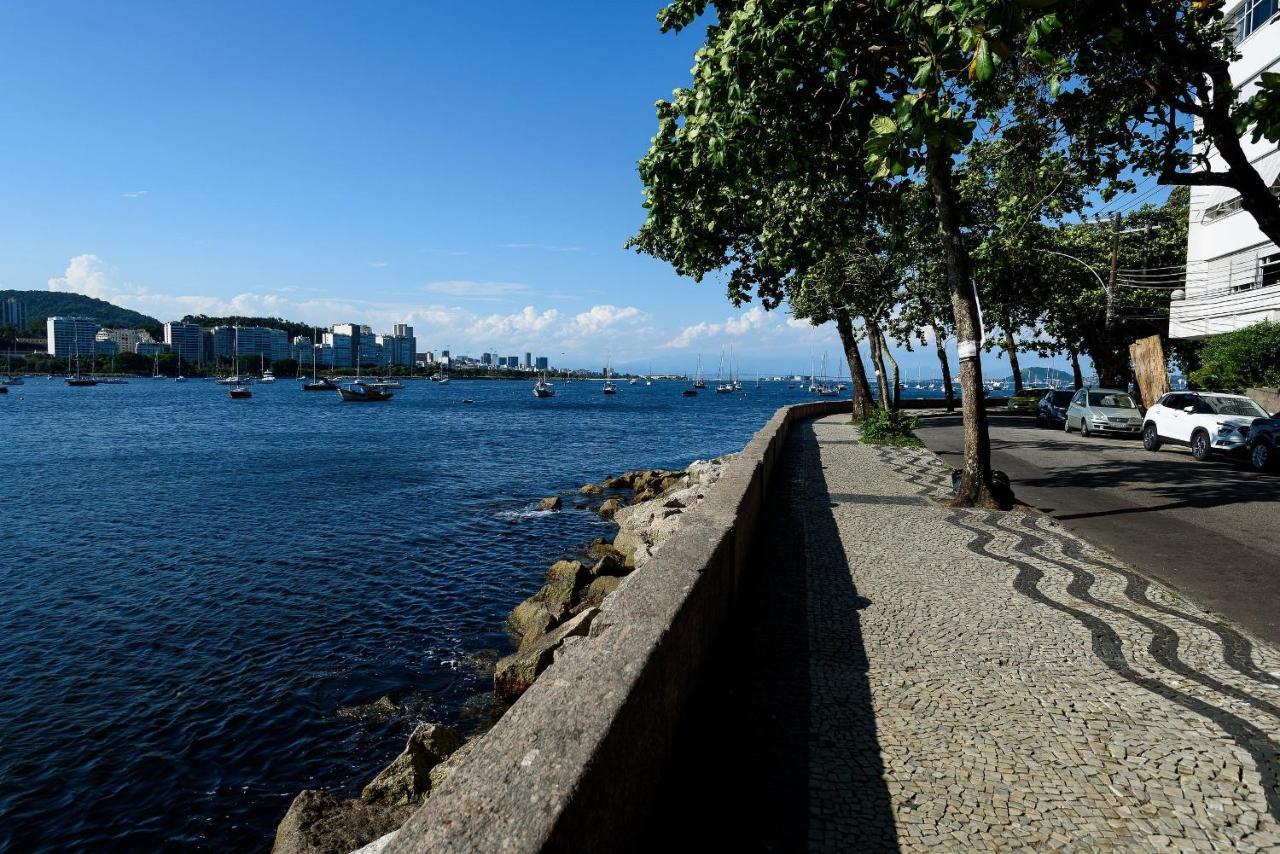 2 Quartos Na Urca Com Vista Para Baia De Guanabara A 700M Pao De Acucar Com Cozinha Completa E Wi-Fi - Bares, Restaurantes E Comercio Local A Poucos Metros Río de Janeiro Exterior foto