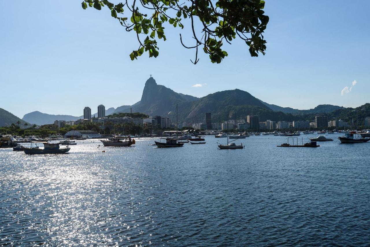 2 Quartos Na Urca Com Vista Para Baia De Guanabara A 700M Pao De Acucar Com Cozinha Completa E Wi-Fi - Bares, Restaurantes E Comercio Local A Poucos Metros Río de Janeiro Exterior foto