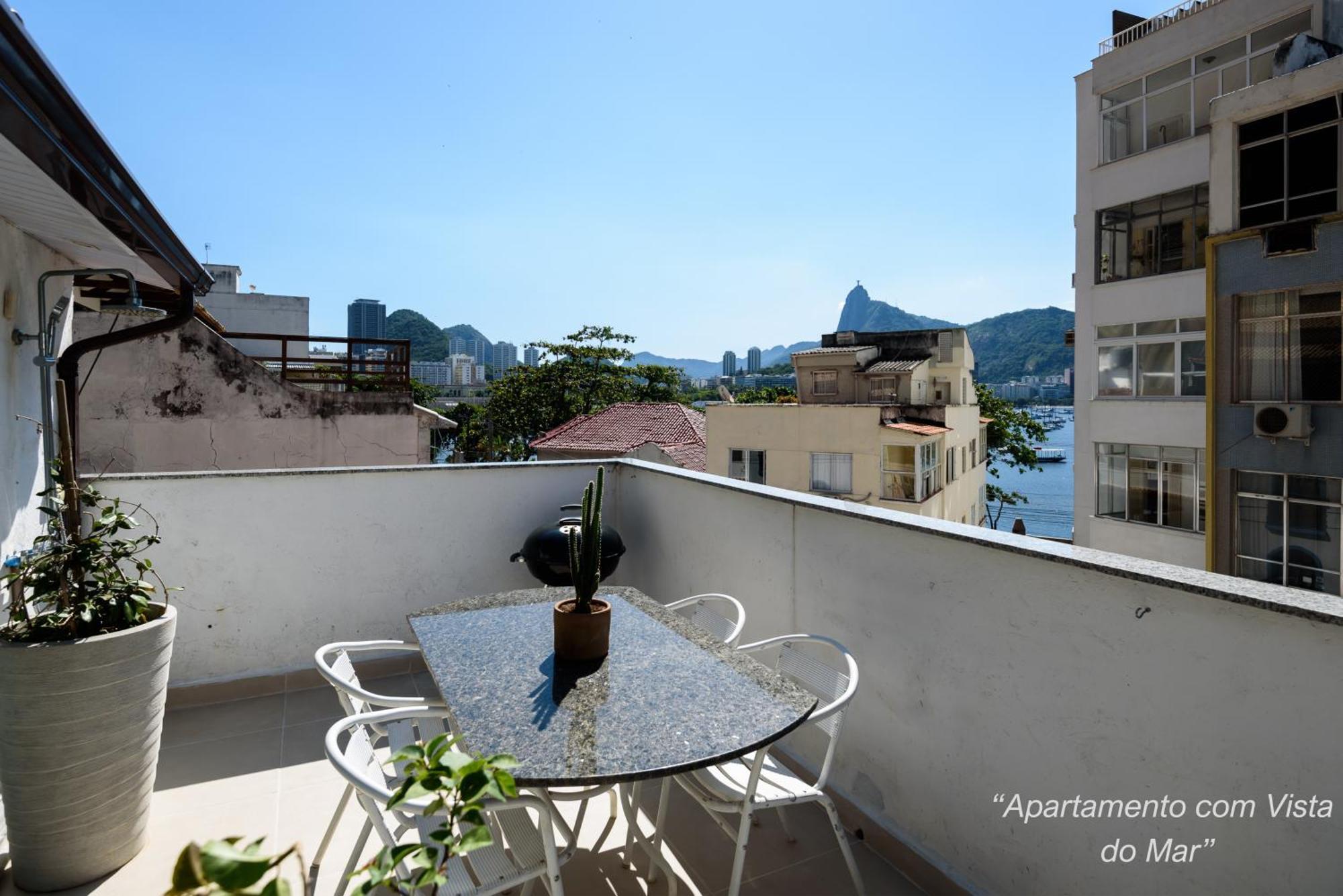 2 Quartos Na Urca Com Vista Para Baia De Guanabara A 700M Pao De Acucar Com Cozinha Completa E Wi-Fi - Bares, Restaurantes E Comercio Local A Poucos Metros Río de Janeiro Exterior foto
